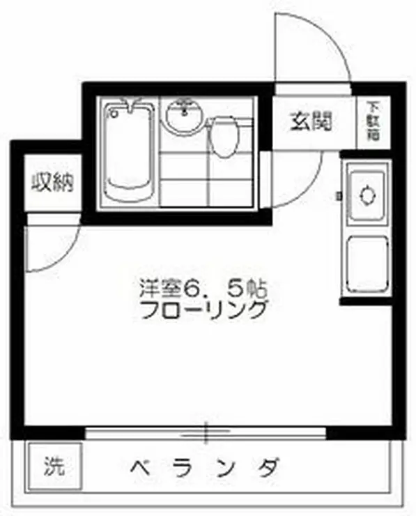 ミリオンコート新宿 4階階 間取り
