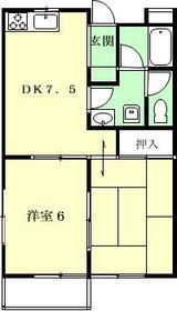 パストラル・シオンA(2DK/1階)の間取り写真