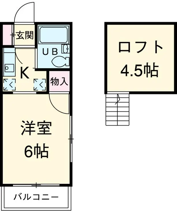 一福ハイム 2階階 間取り