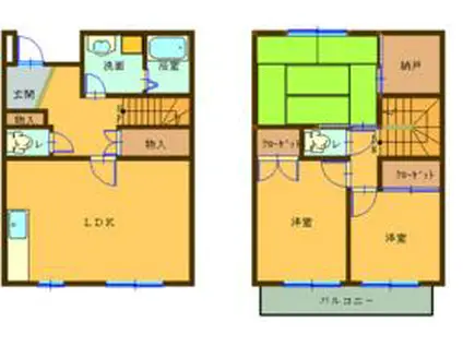 ビラコンテ(3SLDK)の間取り写真