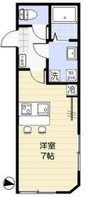 練馬区関町北5丁目計画(ワンルーム/2階)の間取り写真