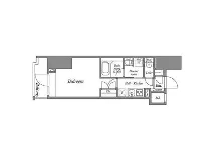 ACP RESIDENCE 亀戸(1K/5階)の間取り写真