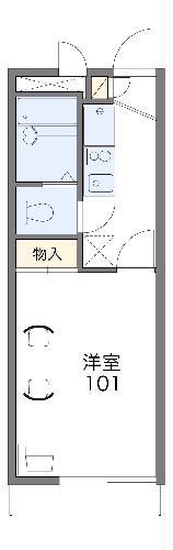 レオパレスCOMFORT(1K/2階)の間取り写真