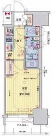 プレサンス名古屋駅ゲート(1K/12階)の間取り写真