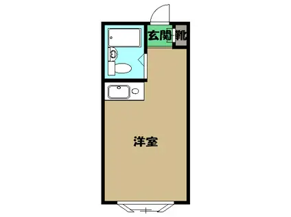 プリシード中野(ワンルーム/1階)の間取り写真