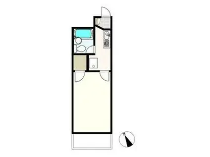 VILLAGE HOUSE 八千代296 A棟(1K/2階)の間取り写真