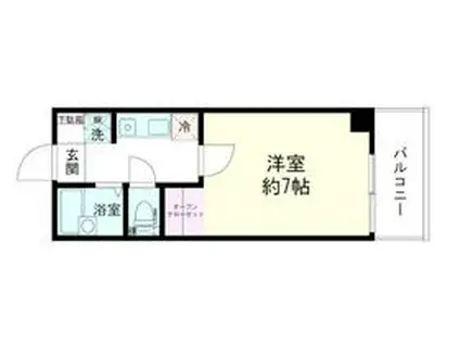 大森山王濱栖鳳(1K/5階)の間取り写真