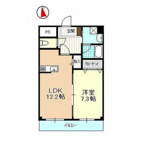 MAHALO HAL(1LDK/3階)の間取り写真