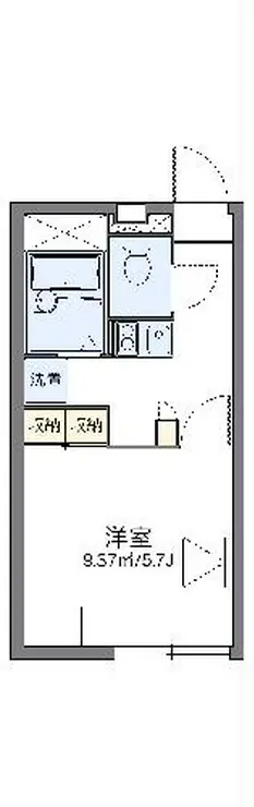 レオパレスカンタービレ 1階階 間取り