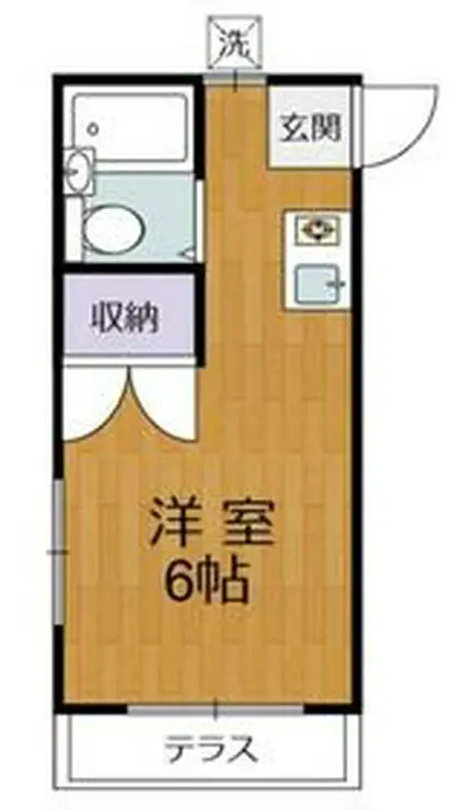 カーサデ藤原 1階階 間取り