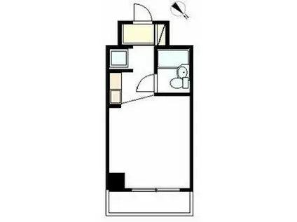 ダイアパレス静岡2号館(ワンルーム/9階)の間取り写真