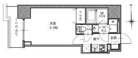 S-RESIDENCE谷町五丁目(1K/5階)の間取り写真