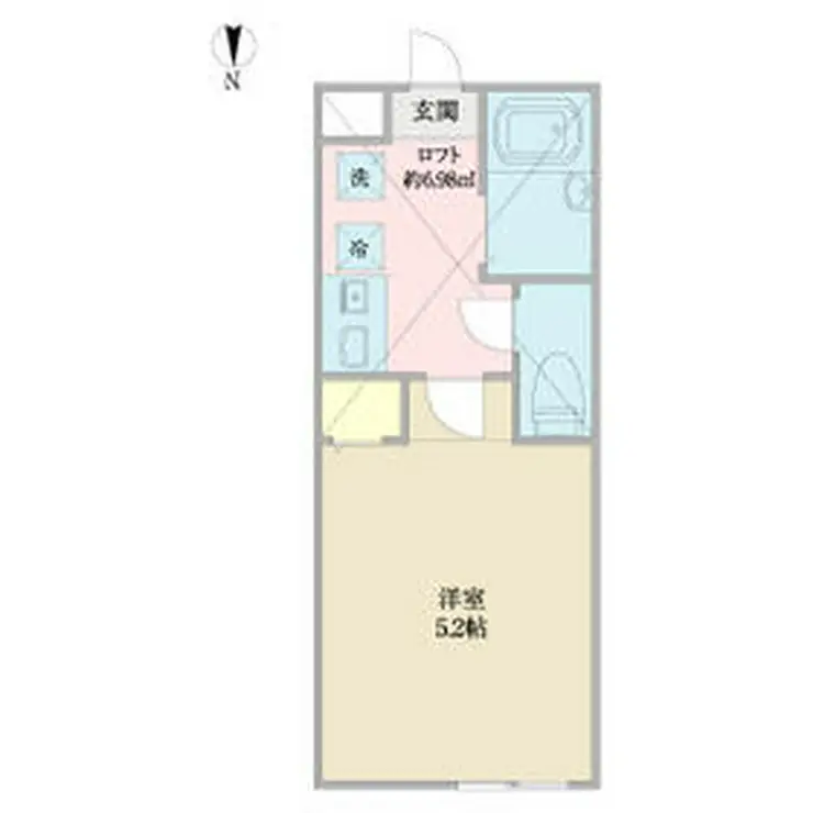 アザレ新百合ヶ丘 1階階 間取り