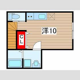 トラスト松ケ丘(ワンルーム/2階)の間取り写真
