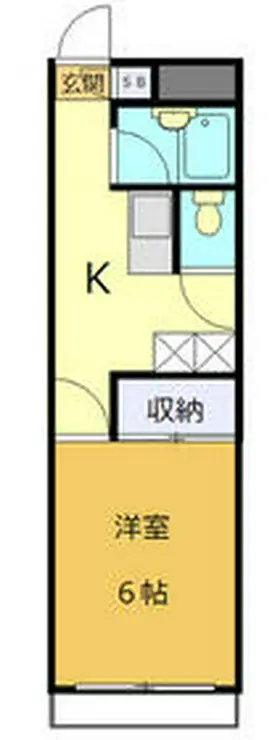 文蔵 ハイツ 3階階 間取り