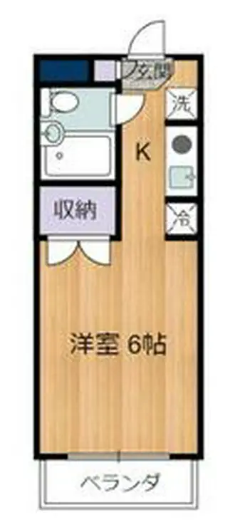 孝友第6ビルグリーンハイツ麻生 1階階 間取り