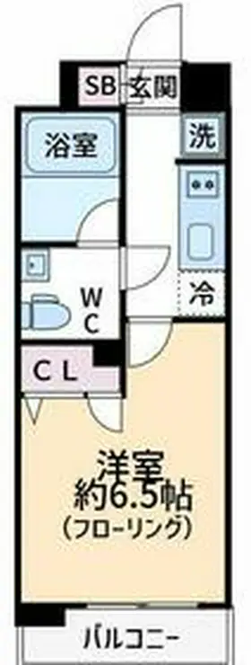 プレール・ドゥーク東京CANAL 8階階 間取り