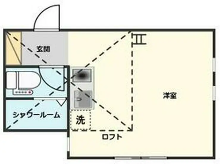 ユナイト大島ル・メリディアン 2階階 間取り