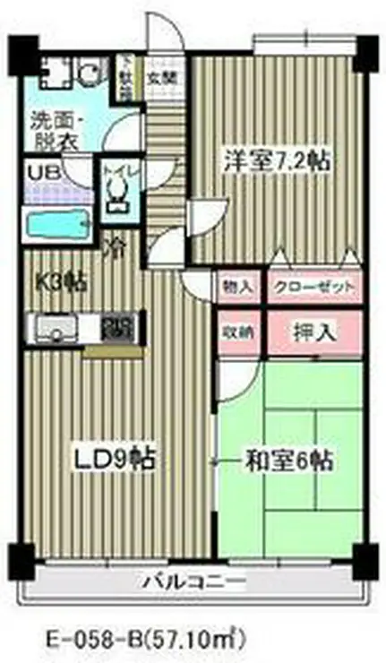 アウラ10 6階階 間取り