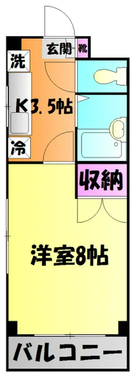 ミヤマエ弐番館 2階階 間取り