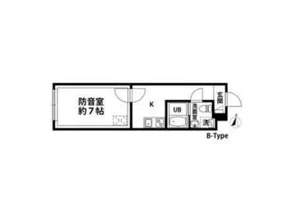 ERHABEN(1K/3階)の間取り写真