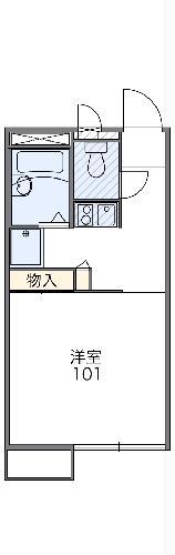 レオパレスFUJI(1K/2階)の間取り写真