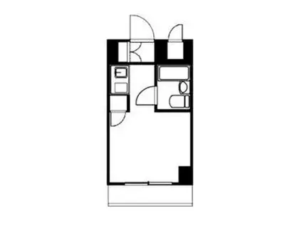 マンション森の仲間(ワンルーム/4階)の間取り写真