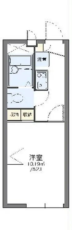 レオパレスカンタービレ 1階階 間取り