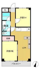 ロハス星川(2LDK/3階)の間取り写真