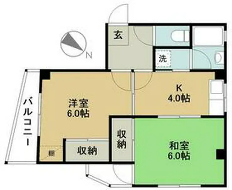 岡野ビル 4階階 間取り
