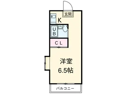 ガーデンパレス桜山(1K/4階)の間取り写真