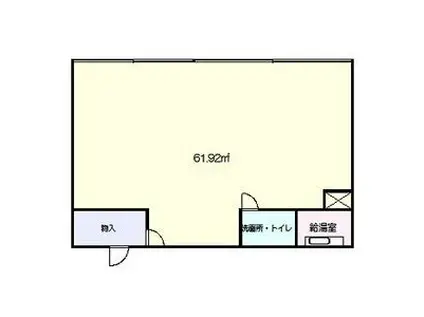 第三幸楽ビル(ワンルーム/2階)の間取り写真