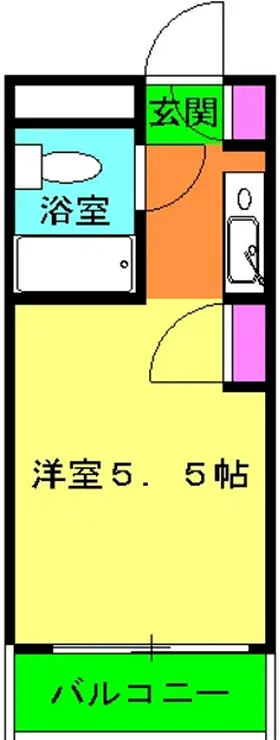 マリオン本千葉 3階階 間取り