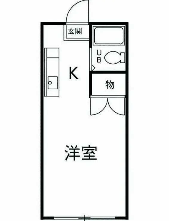 エステートピア石塚コーポ 1階階 間取り