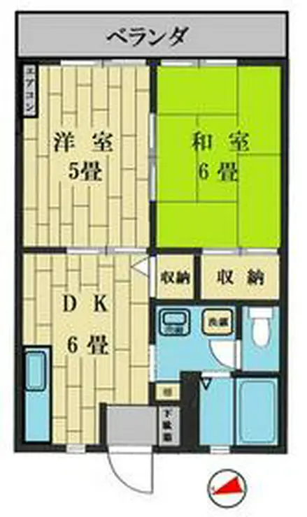 マッキナリービュー 2階階 間取り