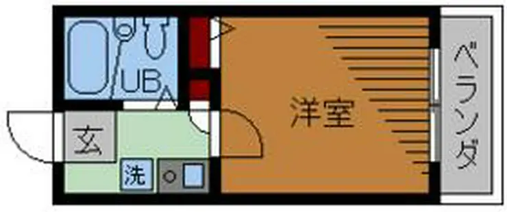 ジョイフルオークラNO.23 2階階 間取り