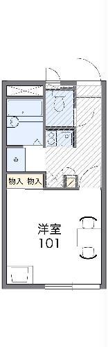 レオパレス華(1K/2階)の間取り写真