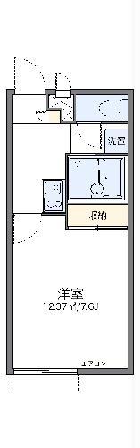 レオパレス上前ハイツ K(1K/1階)の間取り写真