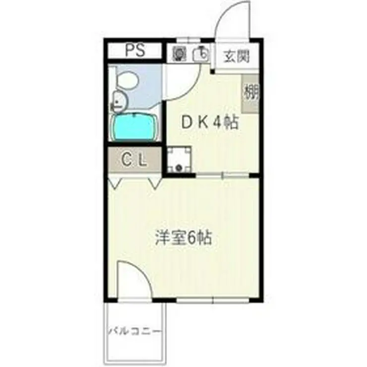 サンハイツ与野 1階階 間取り