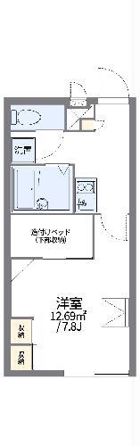 レオパレス灯(1K/2階)の間取り写真
