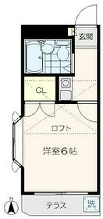 Sera.f氷川台 1階階 間取り
