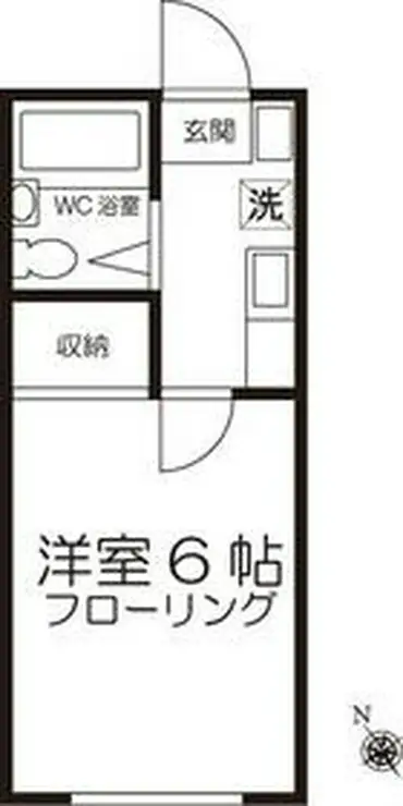 グリーンヒル西村 1階階 間取り