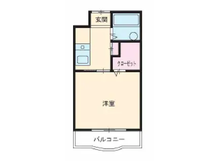 アクトピア八事Ⅰ(1K/7階)の間取り写真