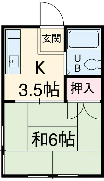 コーポパシーナ 2階階 間取り