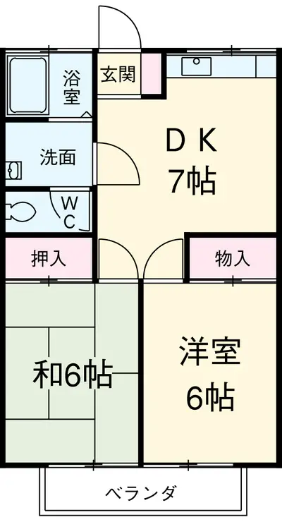 ラベンダーハイム 2階階 間取り