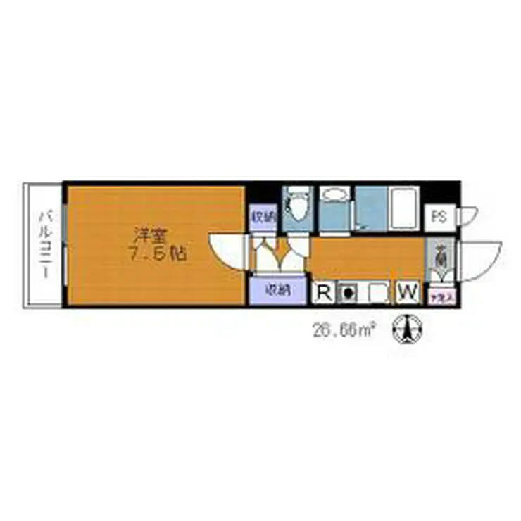 ポーラスター 6階階 間取り