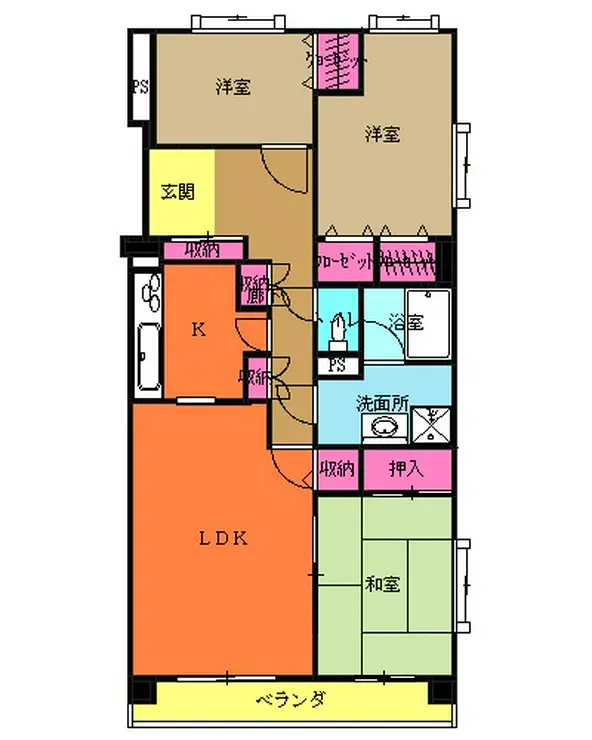LEO拾八番館 1階階 間取り