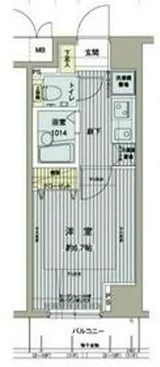 メインステージ西新宿 4階階 間取り
