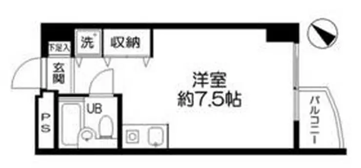 ハイホーム流山 2階階 間取り