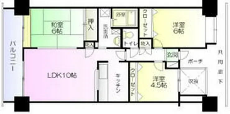 ユーフォニー市原 5階階 間取り